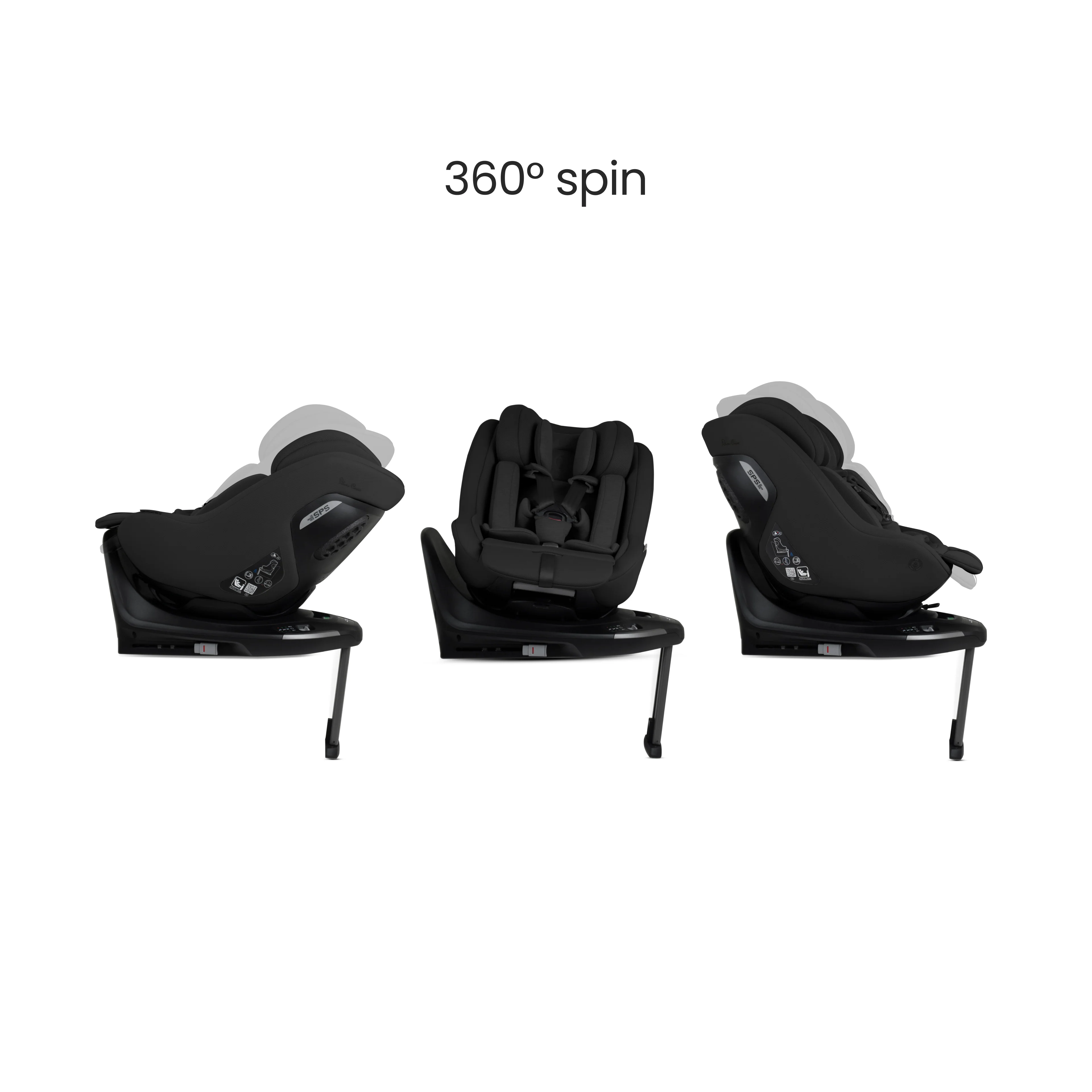 Approach Plus 360 Car Seat Iconic Black & Base Plus 360 - Image 7