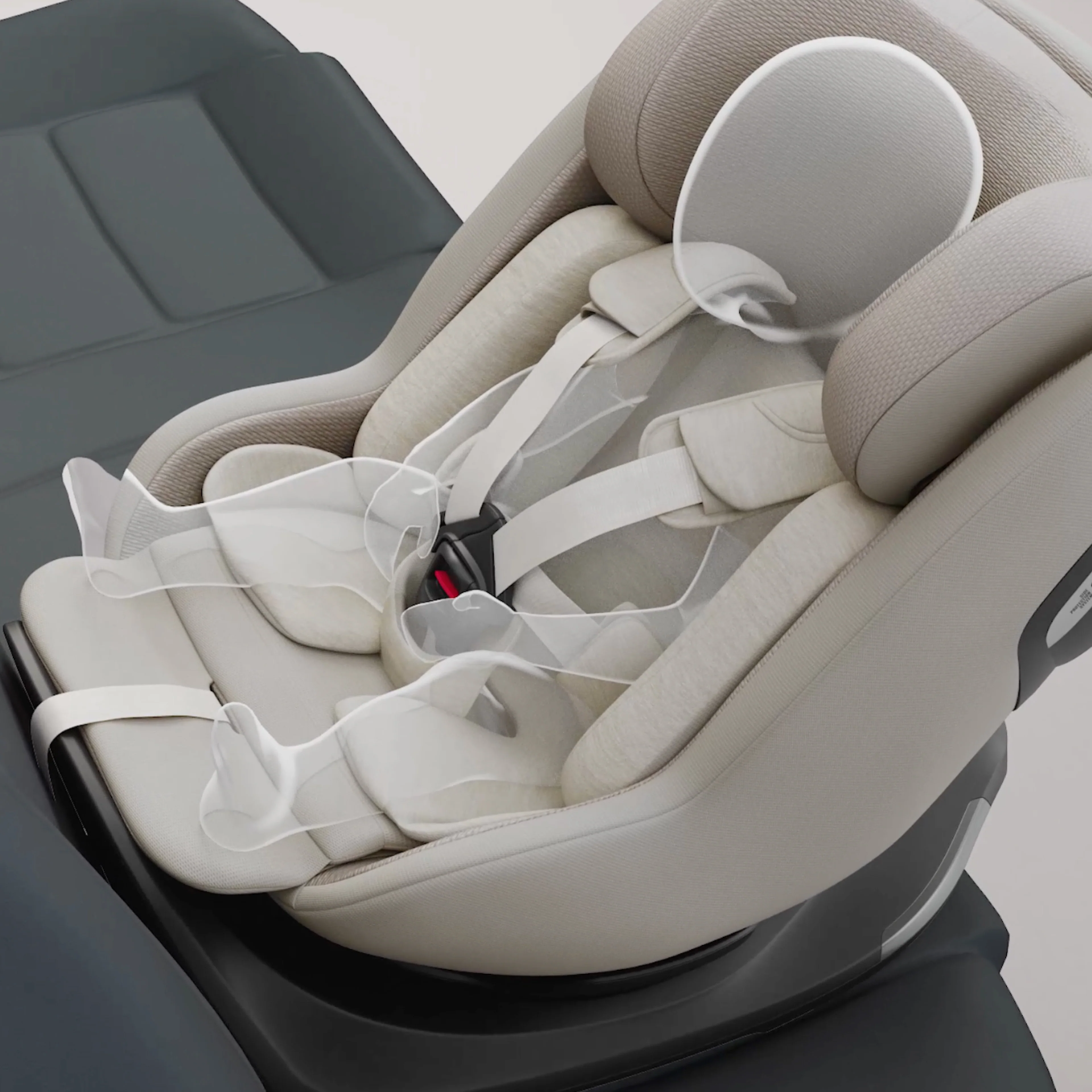 Approach Plus 360 Car Seat Natural Taupe & Base Plus 360 - Image 5