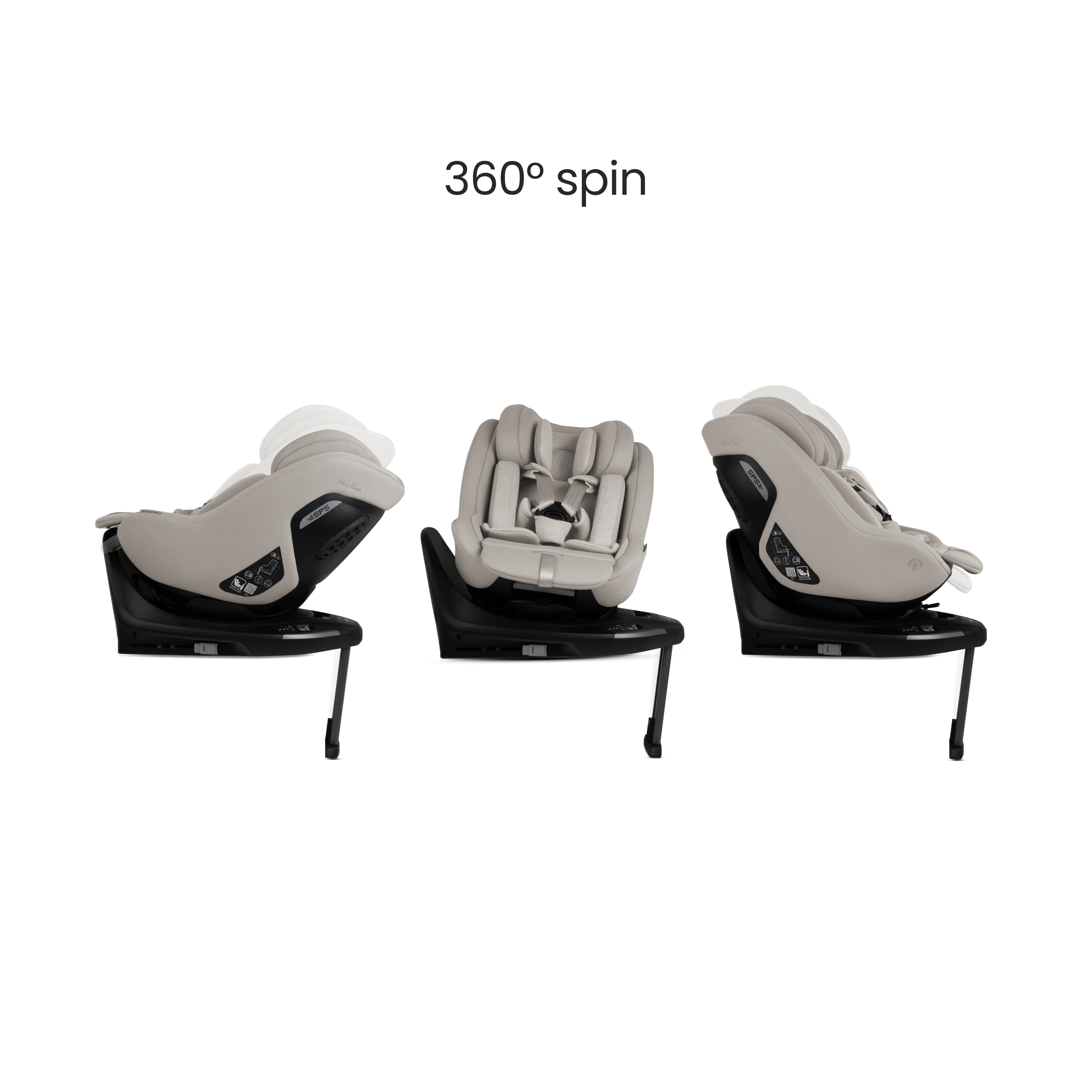 Approach Plus 360 Car Seat Natural Taupe & Base Plus 360 - Image 7