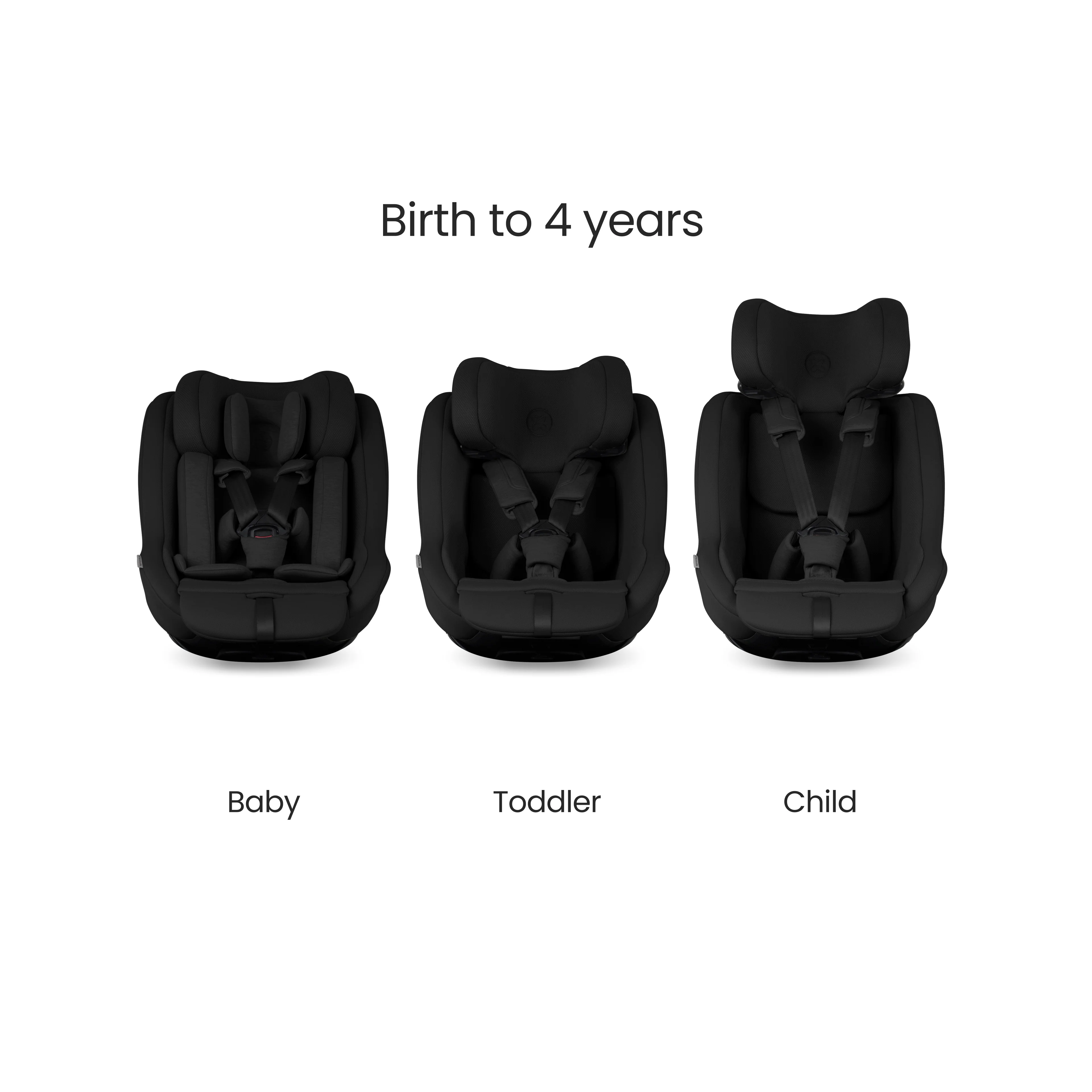Approach Plus 360 Car Seat Iconic Black & Base Plus 360 - Image 6