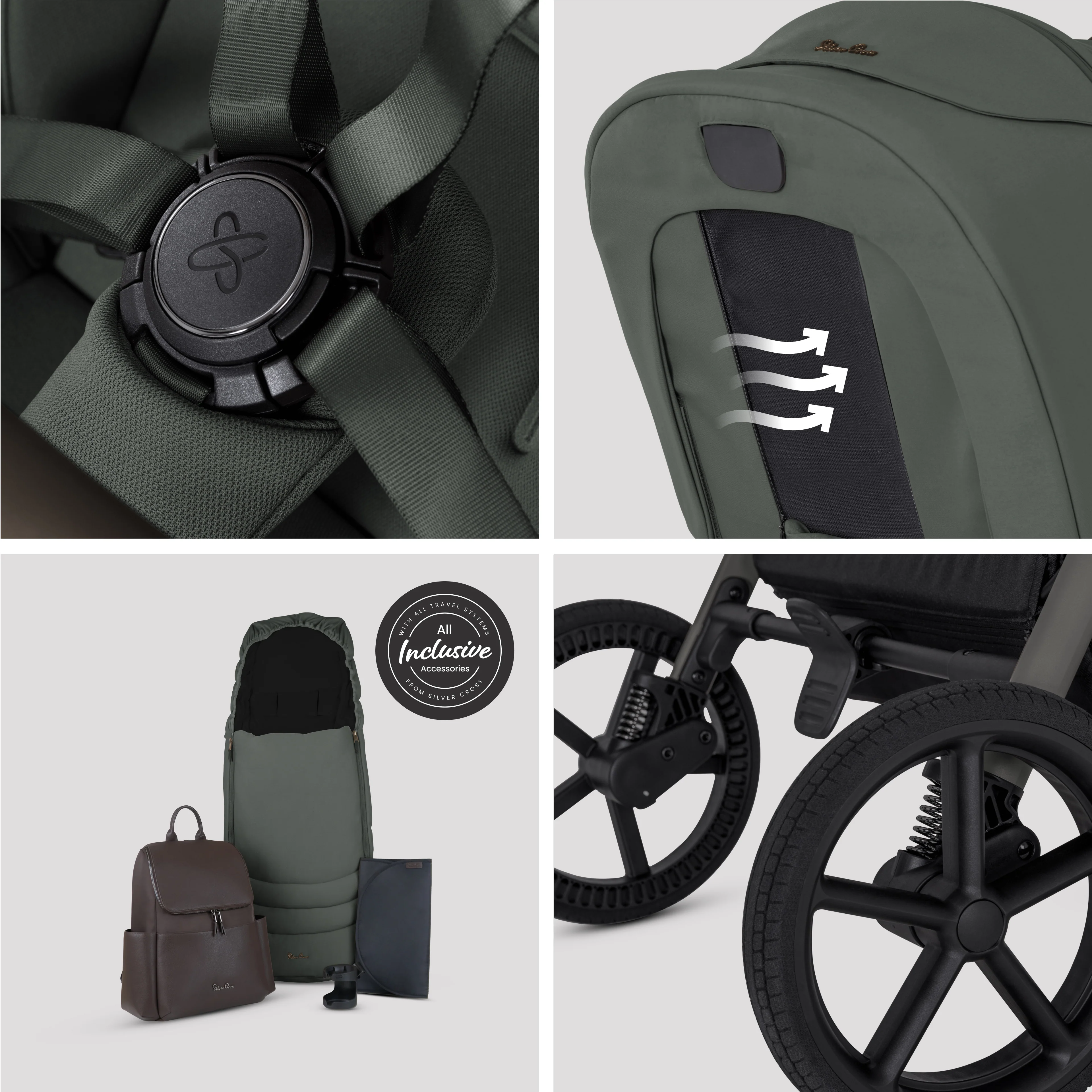 Breez Pewter Travel System Accessory Bundle (10 Piece) - Image 7