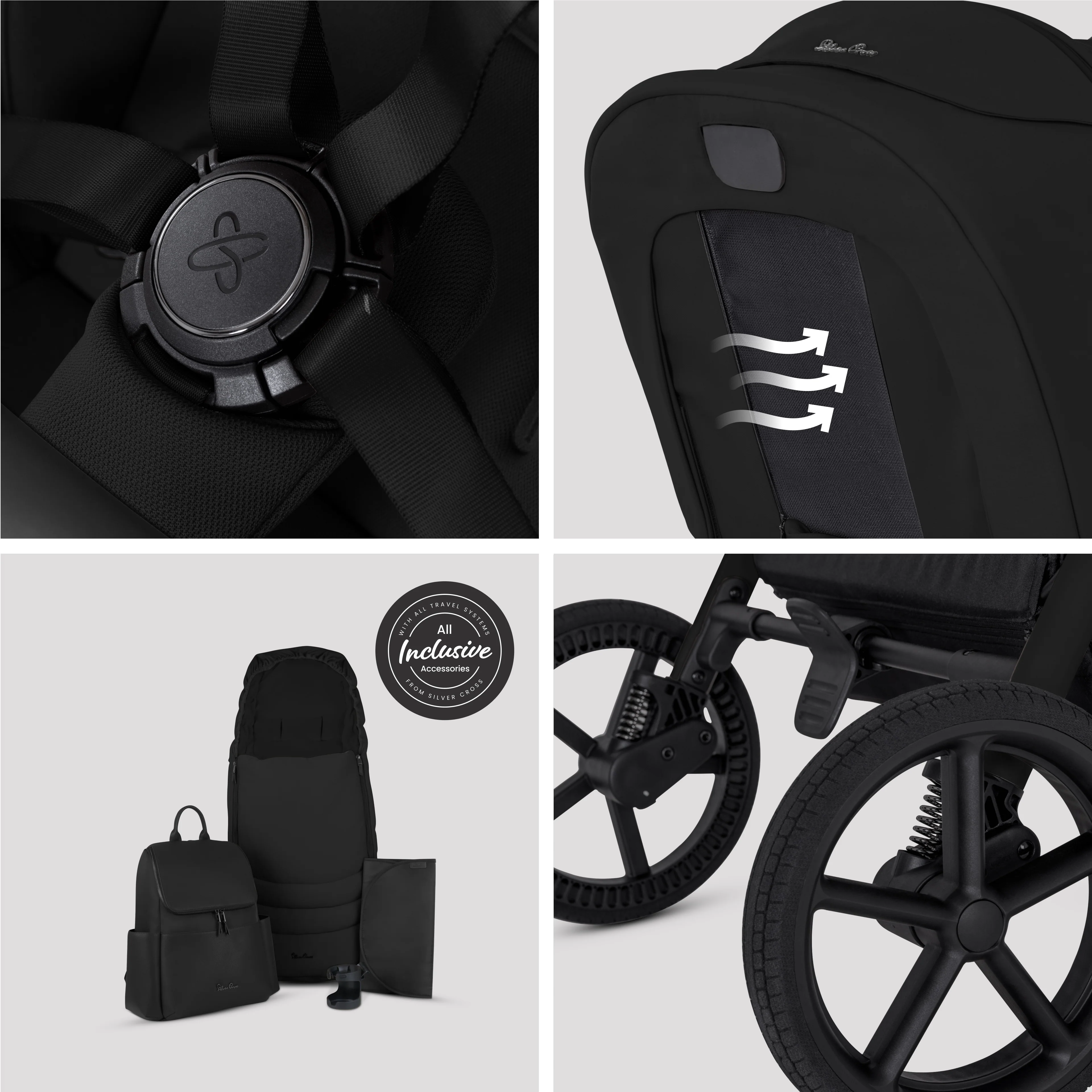 Breez Onyx Travel System Ultimate 360 Infant Carrier Bundle (12 piece) - Image 7