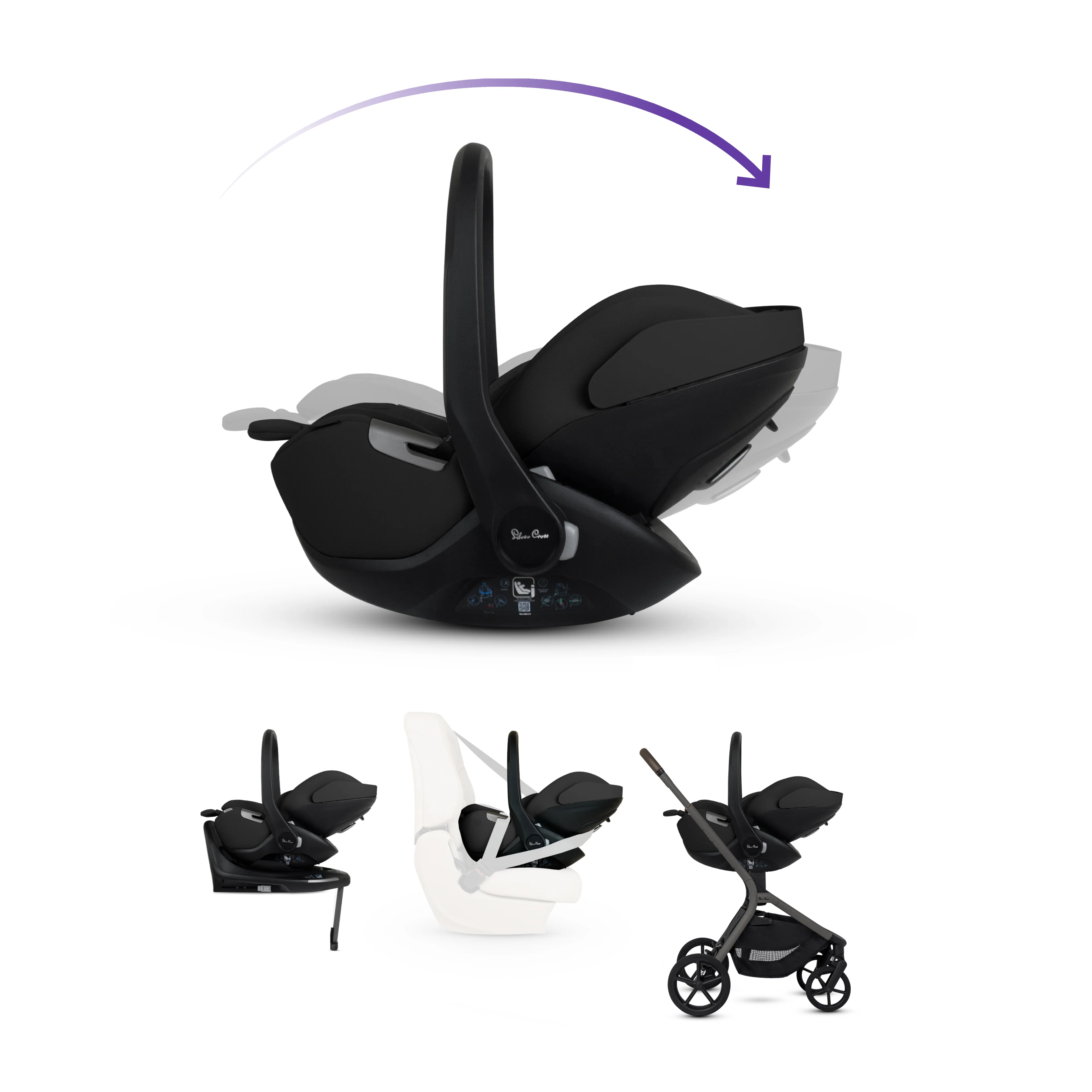 Breez Pewter Travel System Ultimate 360 Family Car Seat Bundle (13 piece) - Image 12