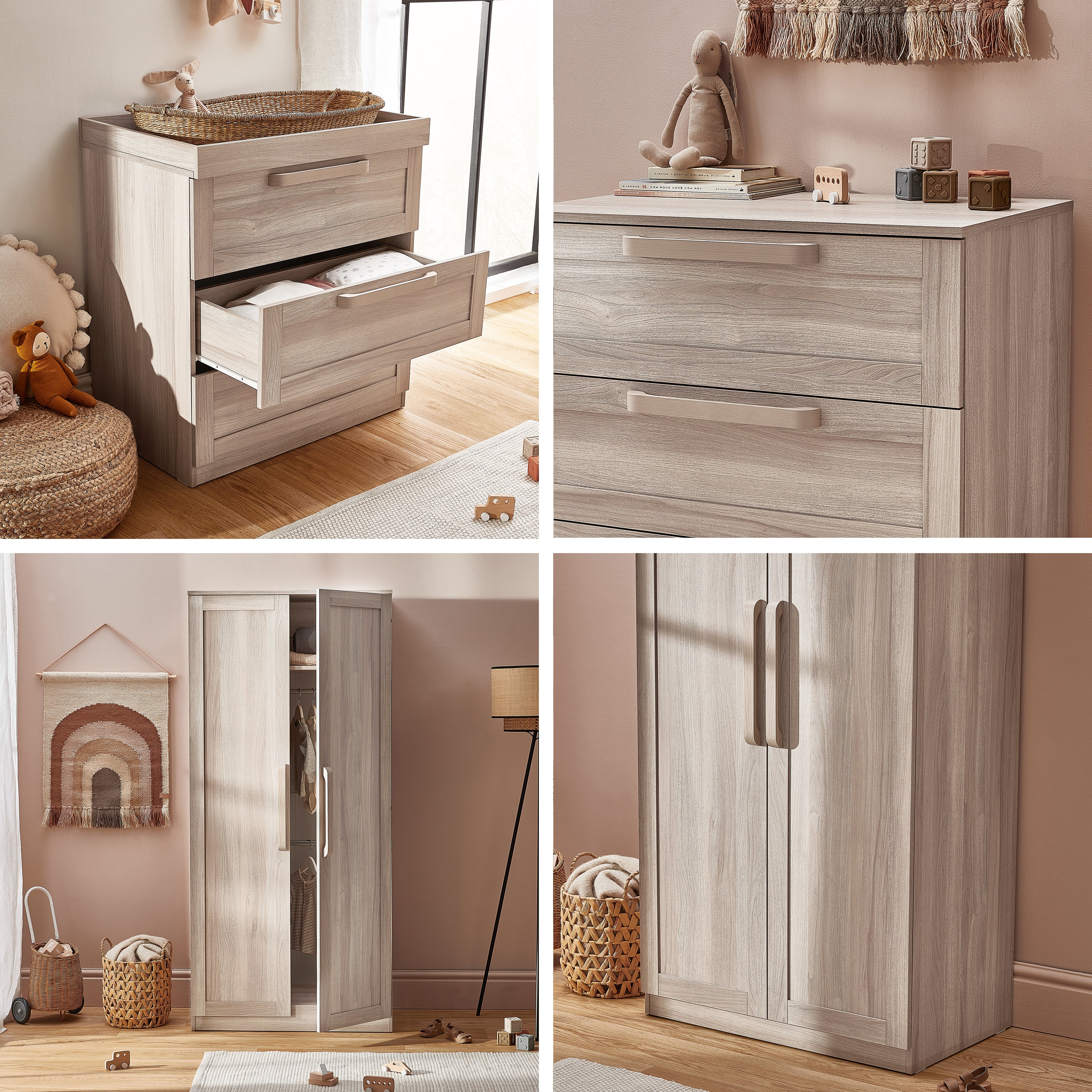 Bromley Oak 4 Piece Nursery Room Set - Image 7