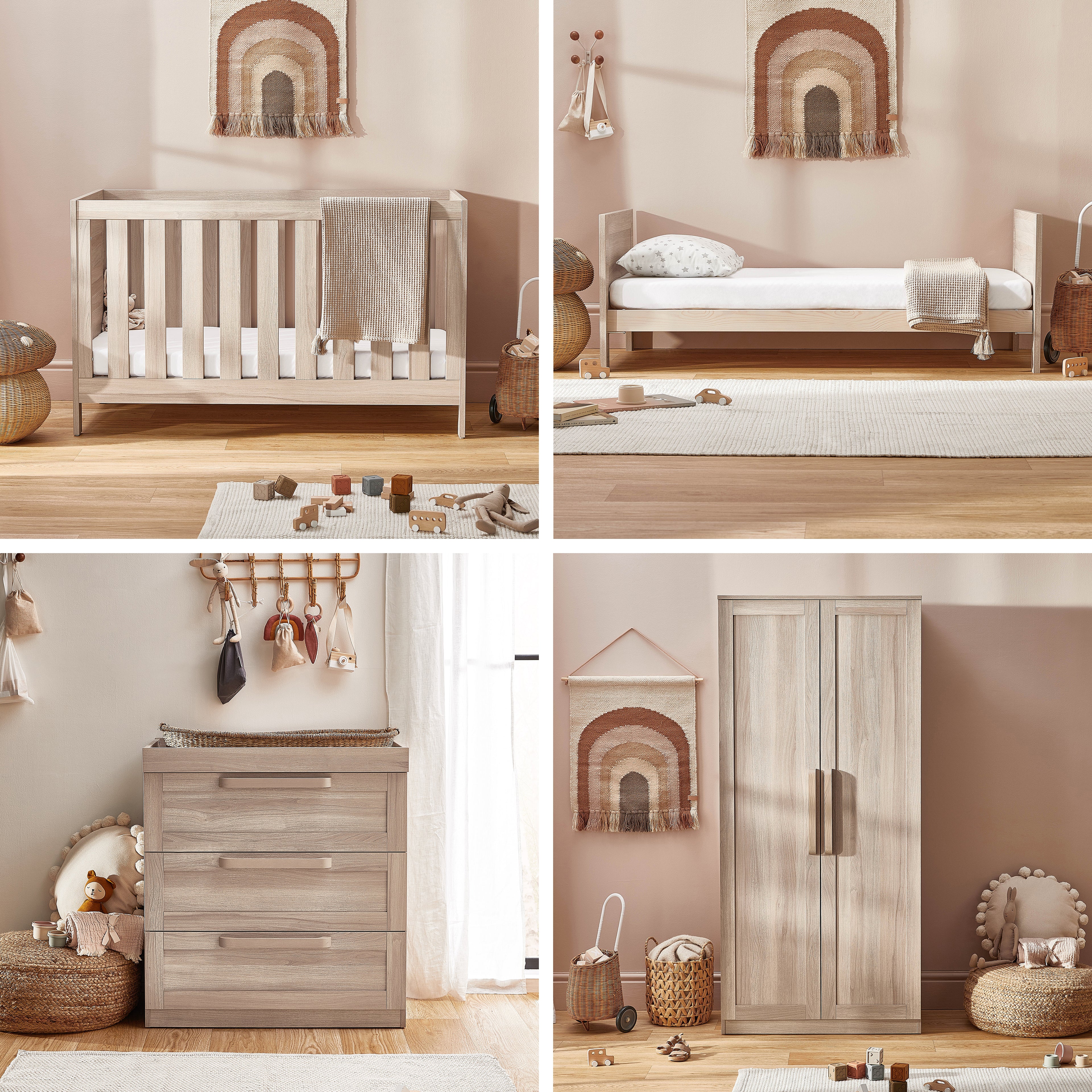 Bromley Oak 4 Piece Nursery Room Set - Image 4