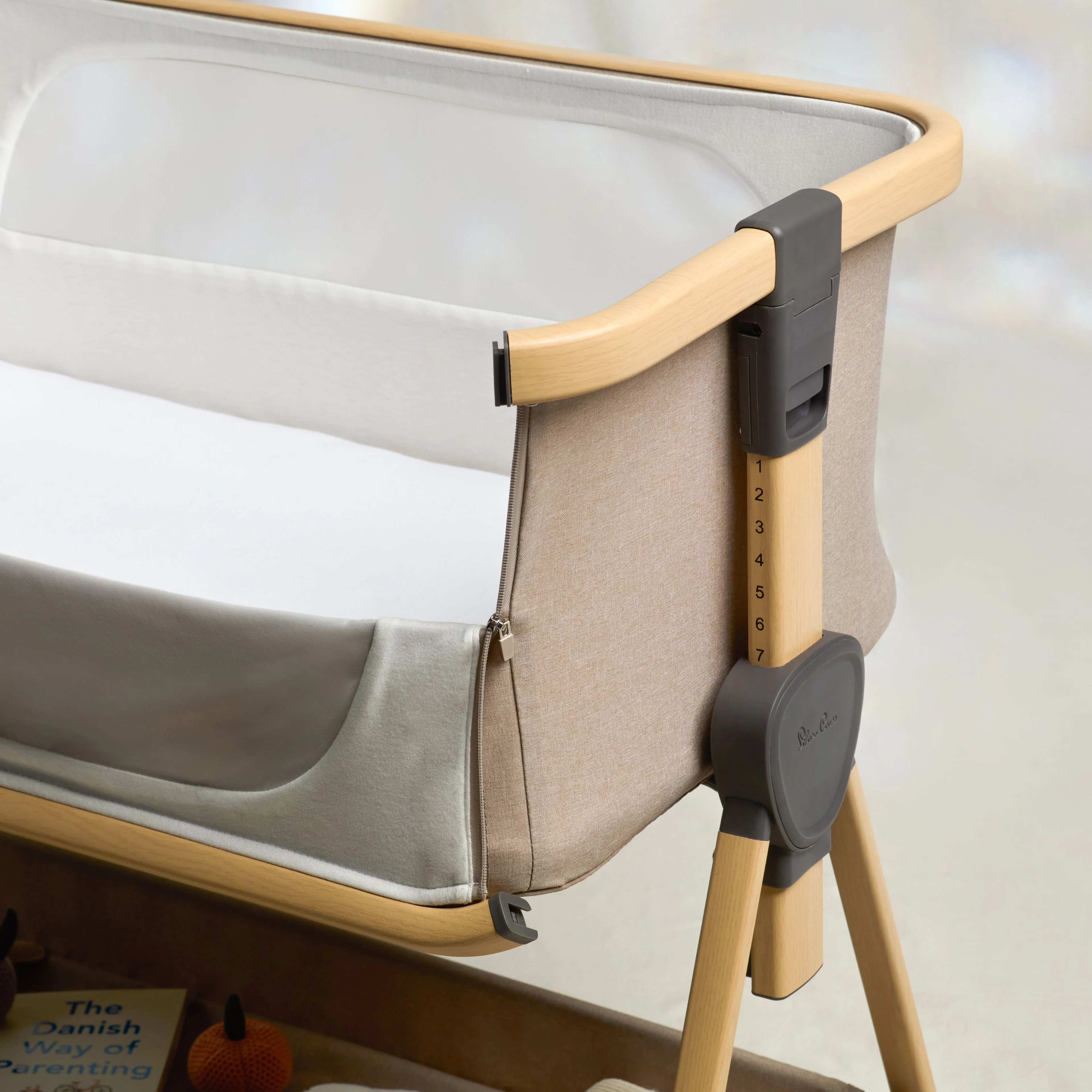 Bromley Oak 2 Piece Nursery Room Set With Mattress & Bedside Crib - Image 10
