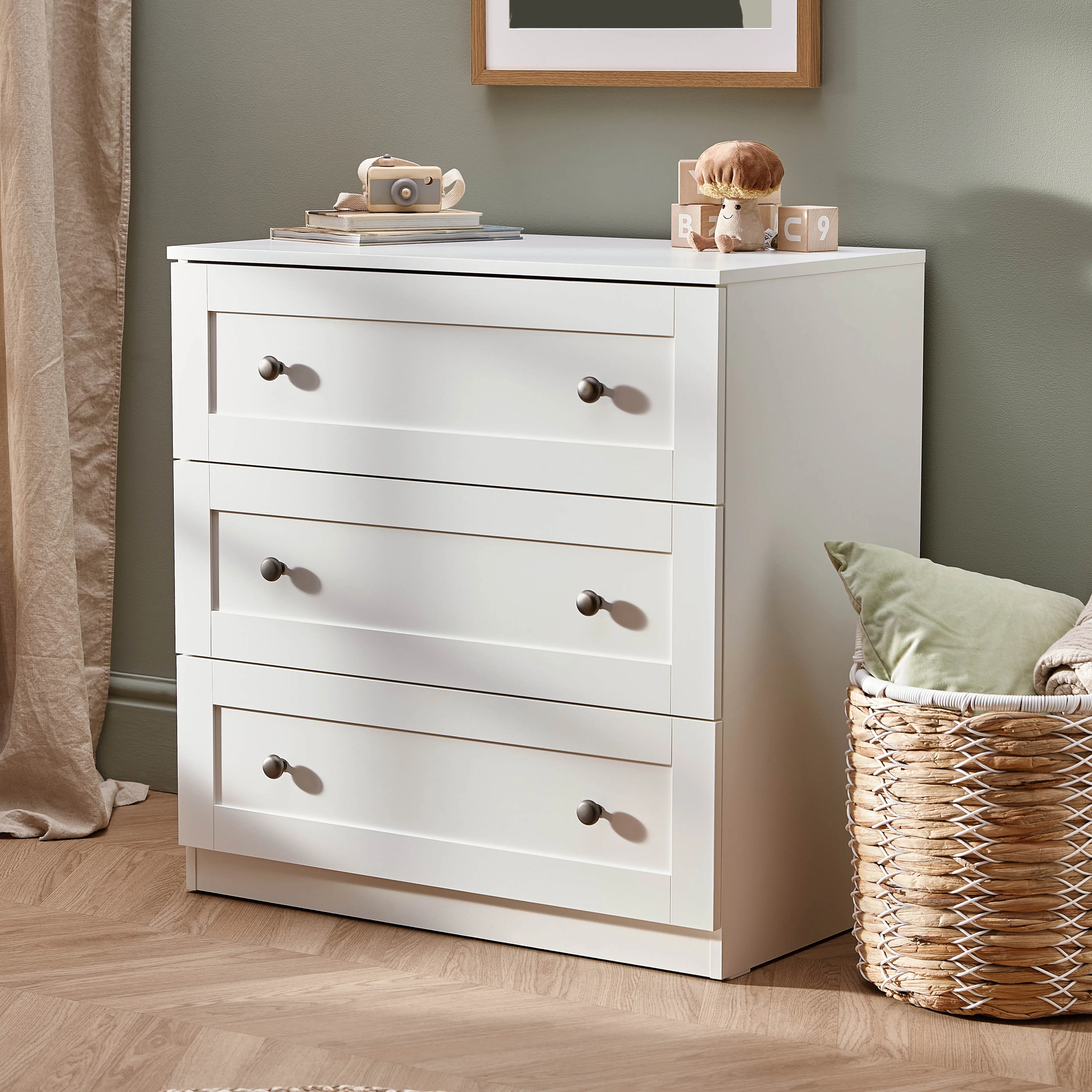 Bromley White 3 Piece Nursery Room Set - Image 7