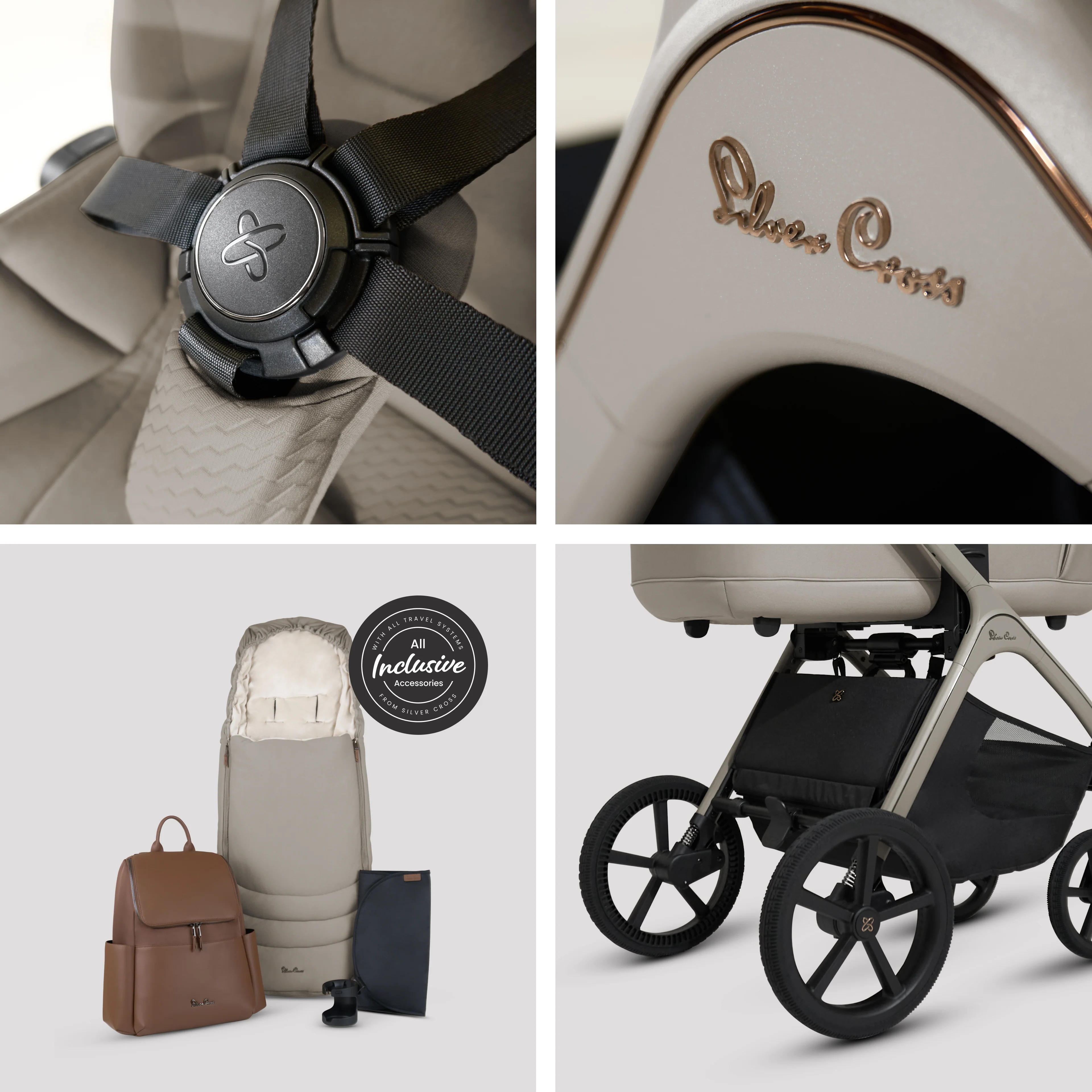 Cove Champagne Travel System Accessory Bundle (8 piece) - Image 6