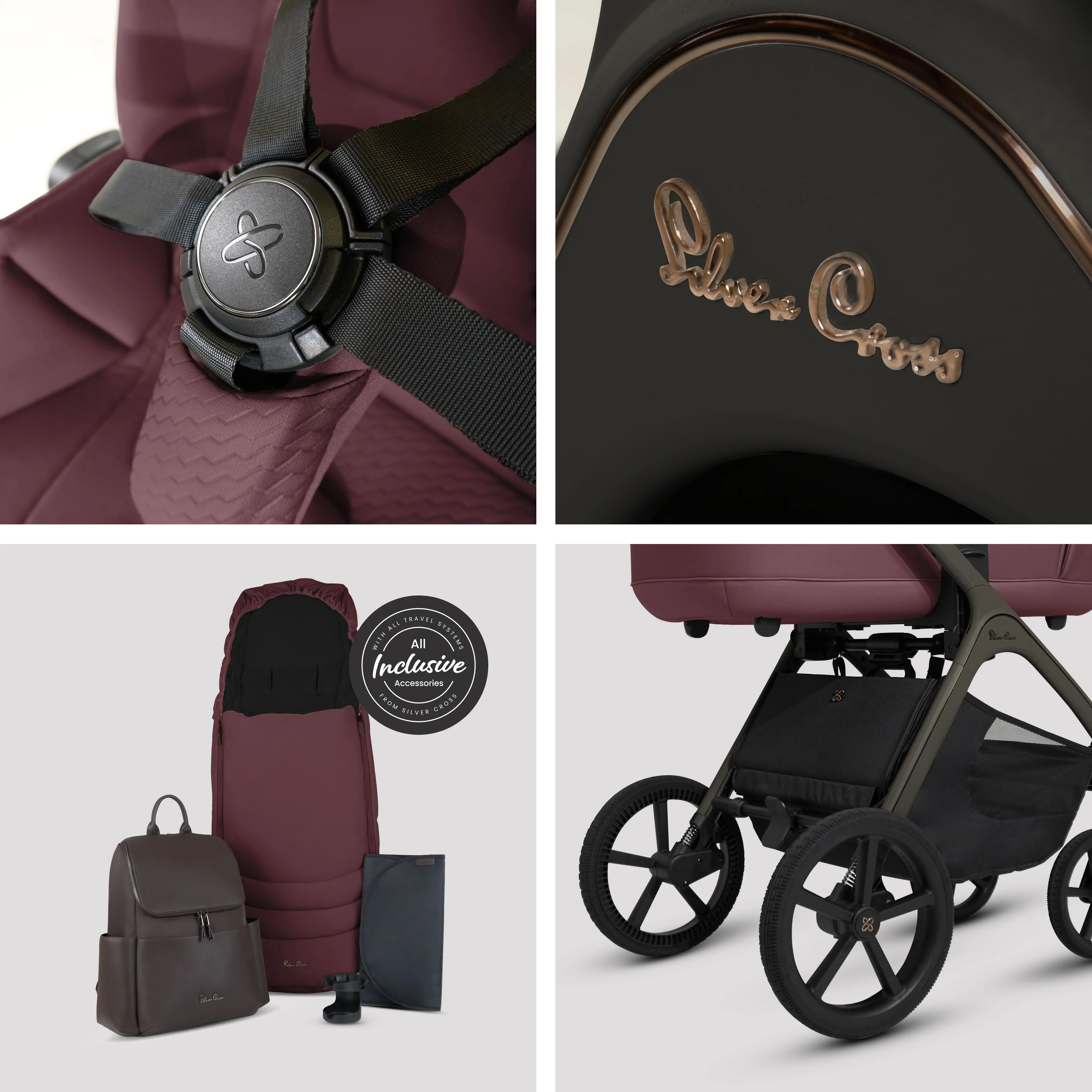 Cove Damson Travel System Ultimate 360 Infant Carrier Bundle (10 piece) - Image 7