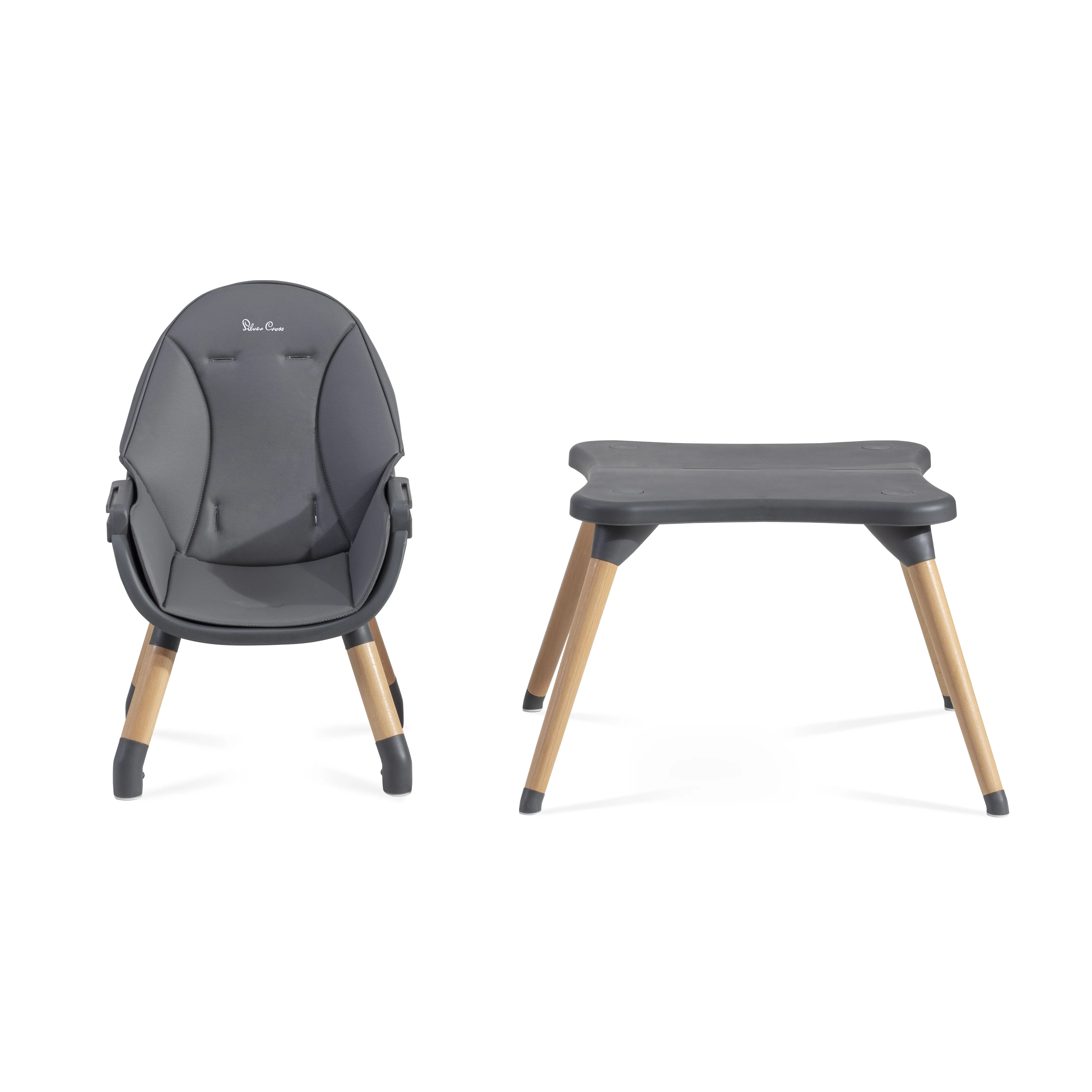 Eat&Play™ 4-in-1 Highchair Grey - Image 8
