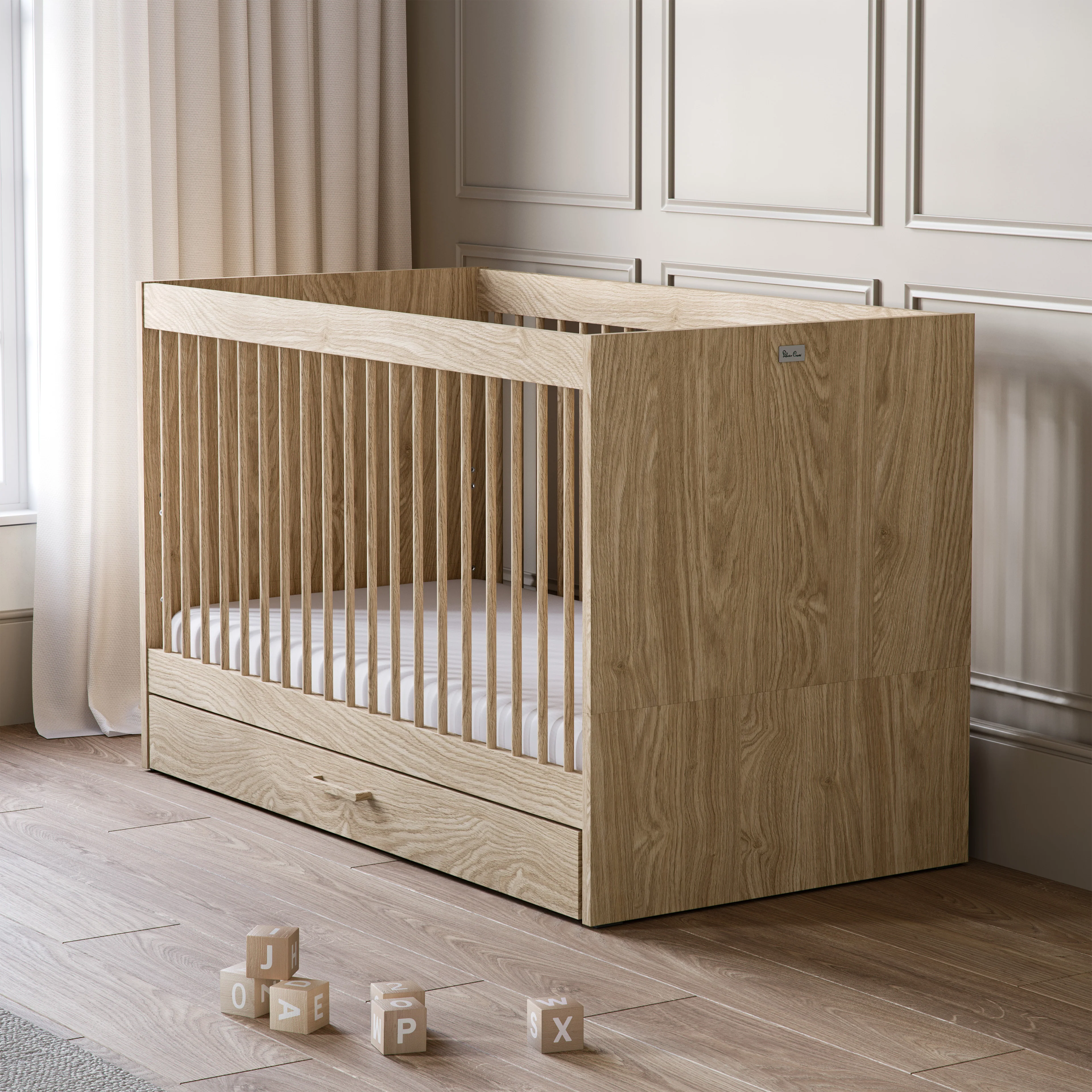 Geneva 2 Piece Nursery Room Set With Mattress - Image 3