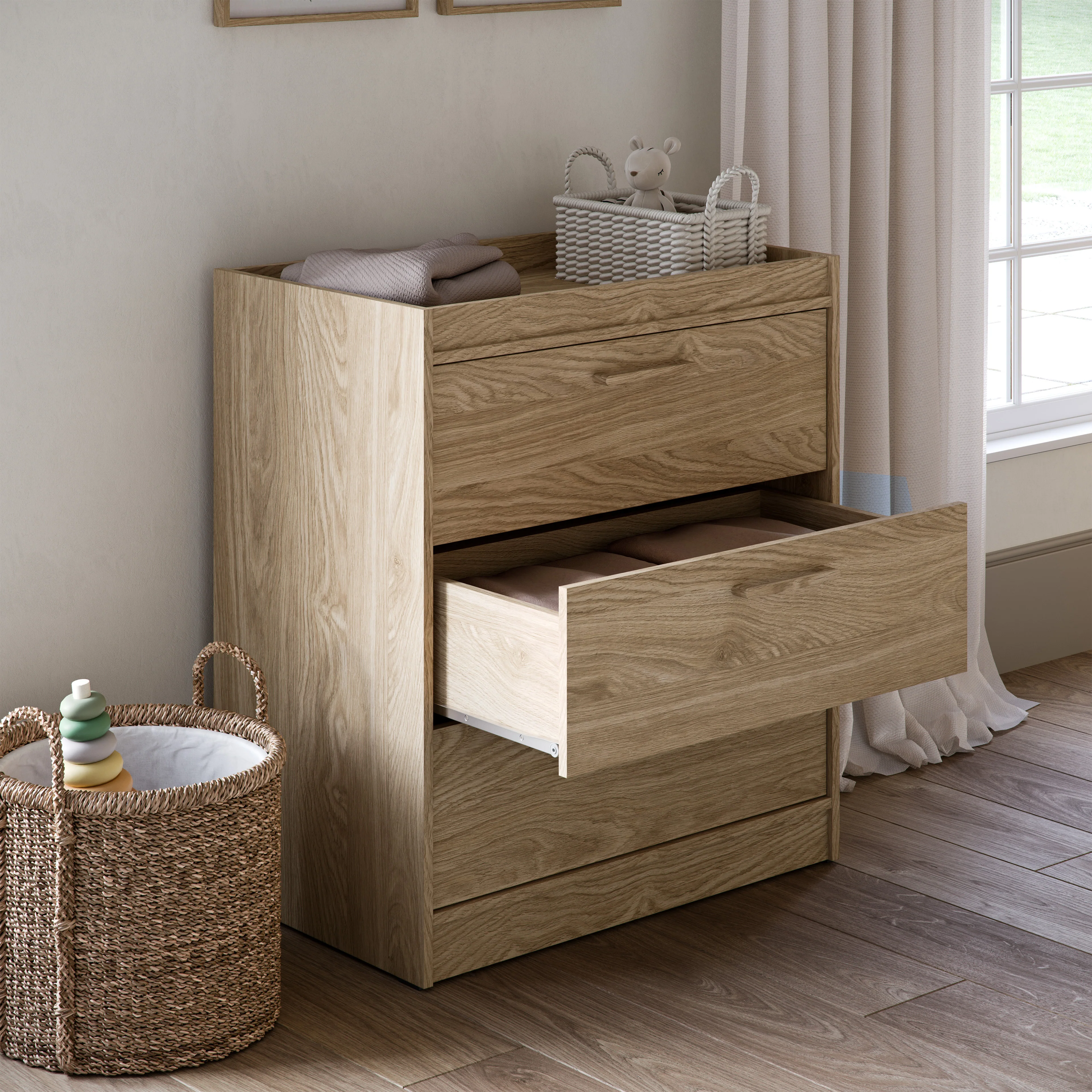Geneva 2 Piece Nursery Room Set With Mattress - Image 7