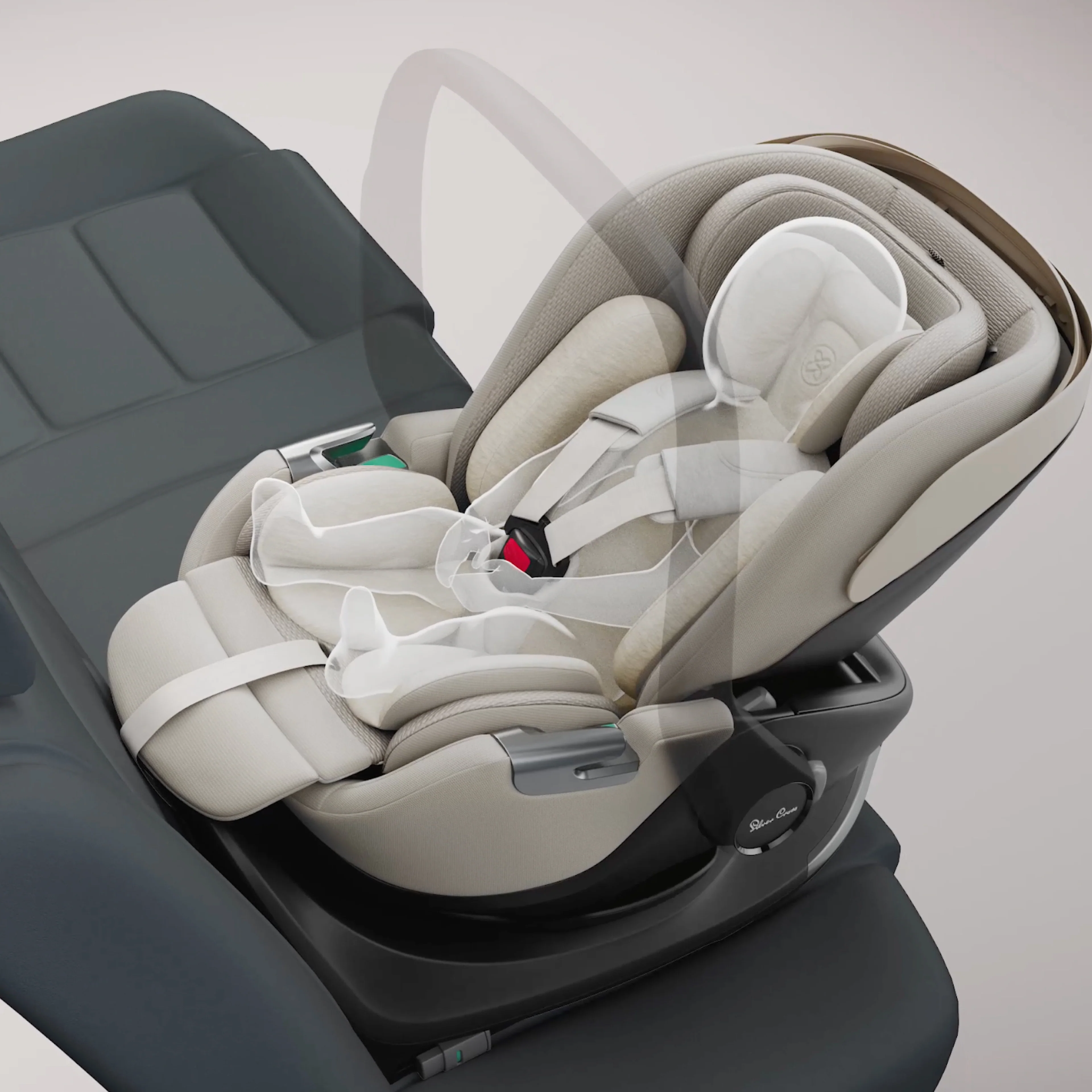 Glide Plus 360 Infant Car Seat Natural Taupe & Base Plus 360 - Image 7