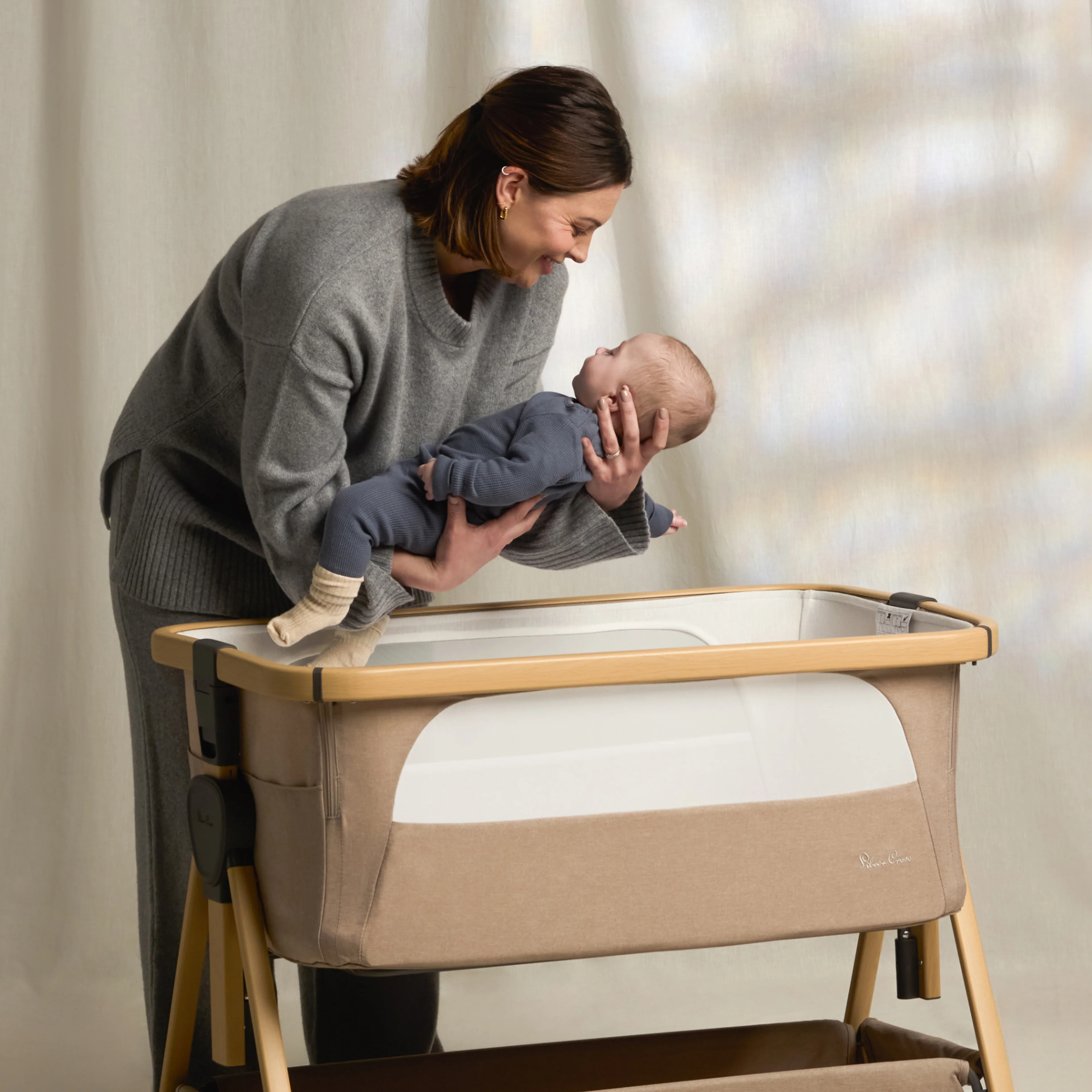 Lunar Bedside Crib Oatmeal - Image 6