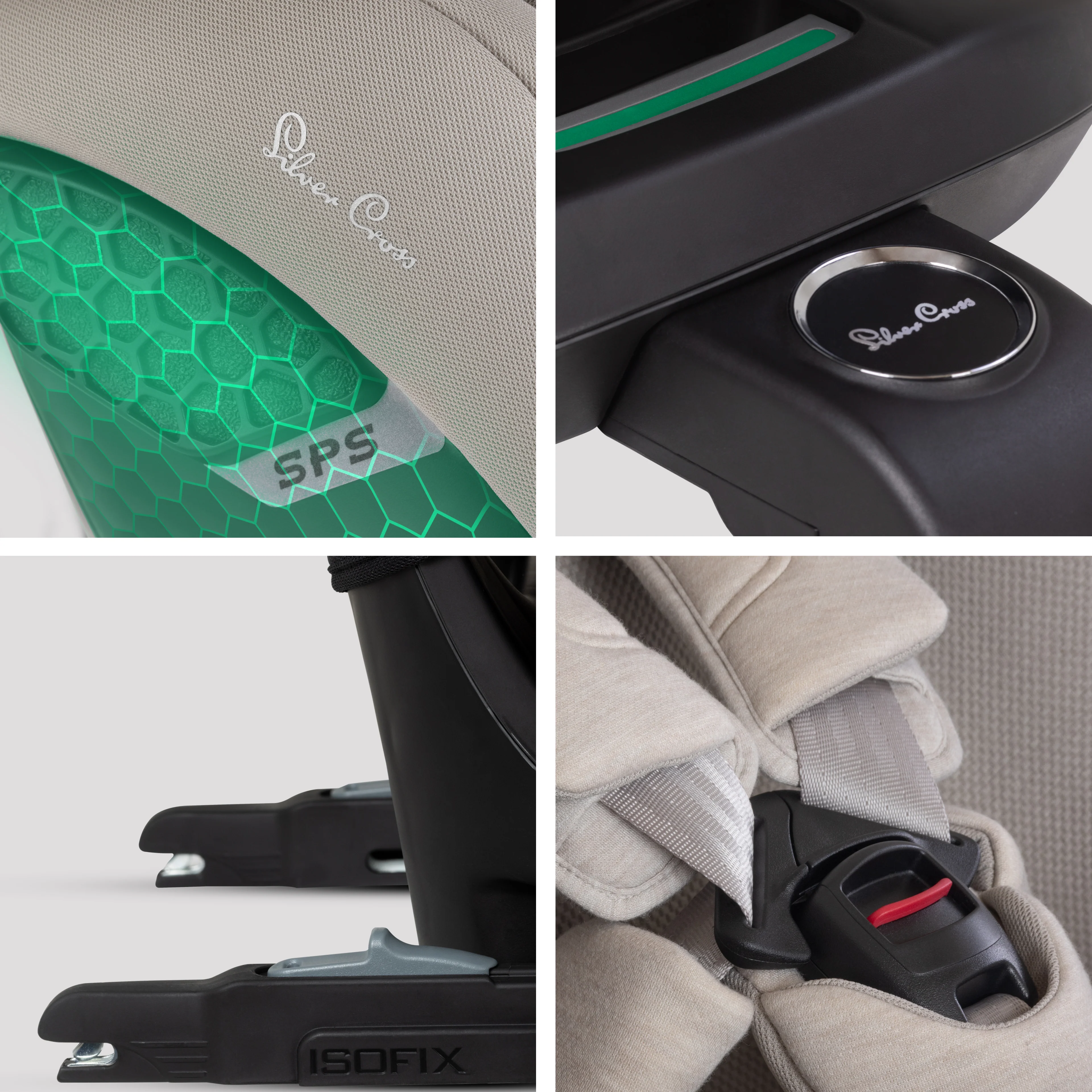 Motion 3 All Size 360 Rotating Car Seat Natural Taupe - Image 6