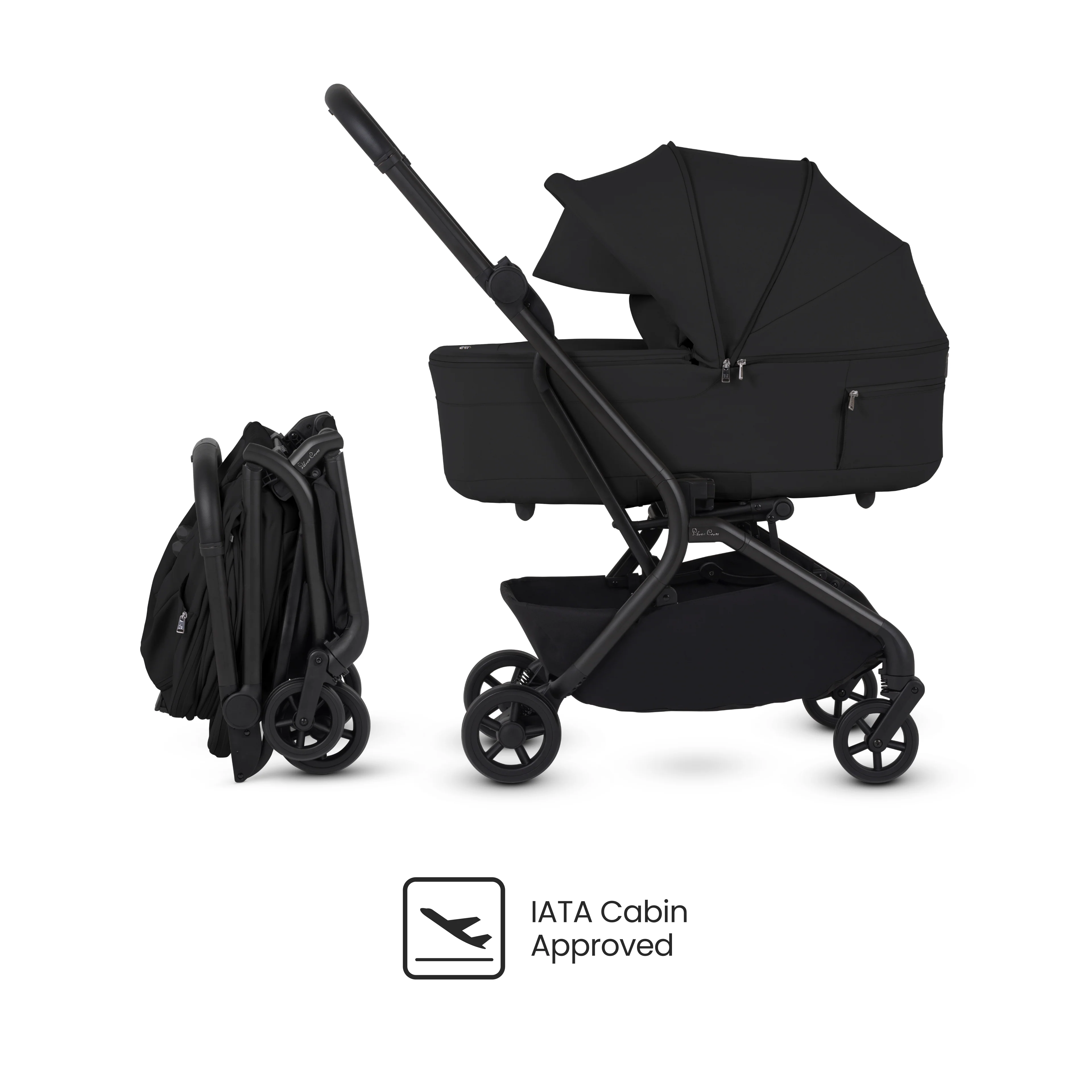 Nia Onyx Compact Travel Stroller with Carrycot (6 Piece) - Image 2