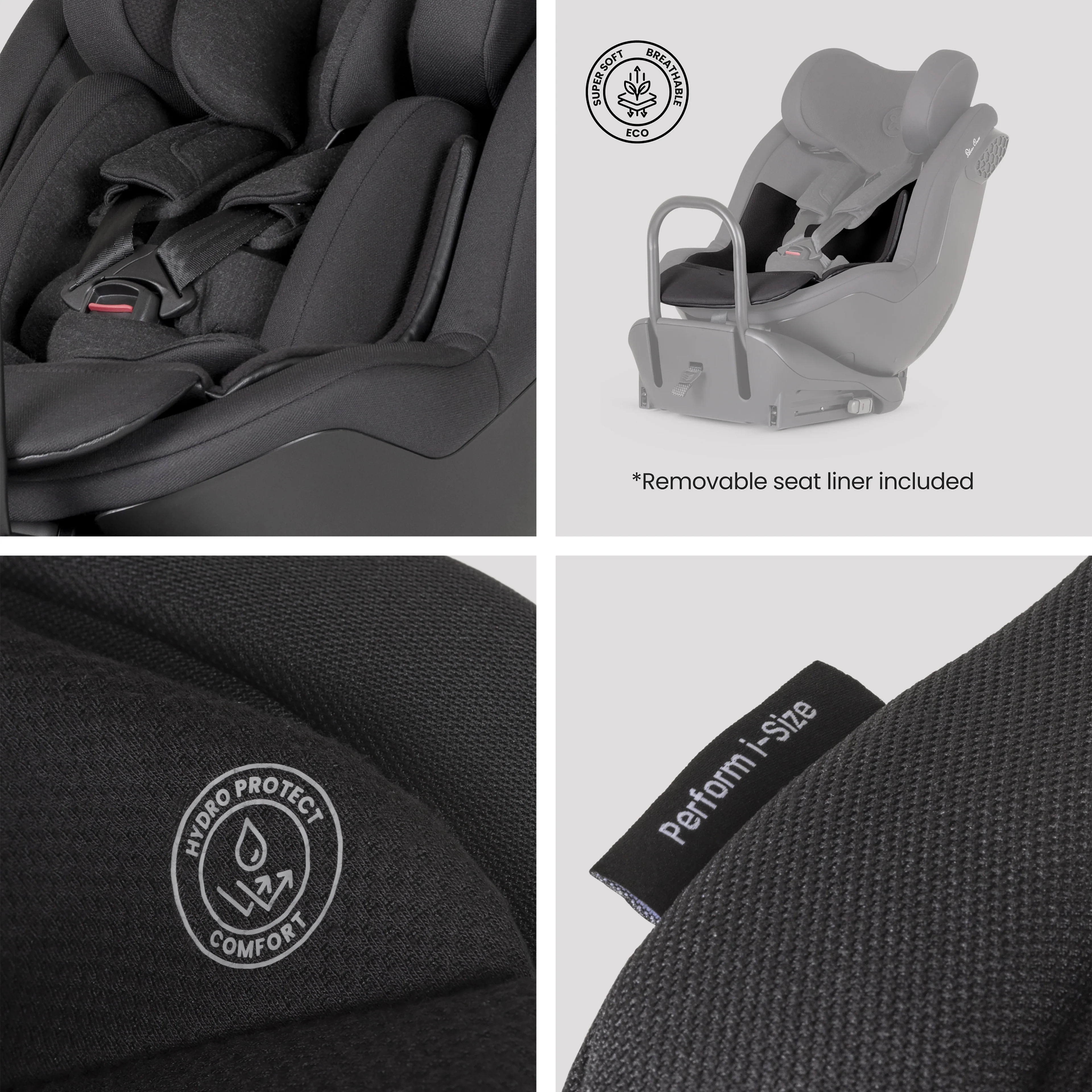 Perform Extended Rear-Facing Car Seat Iconic Black - Image 6