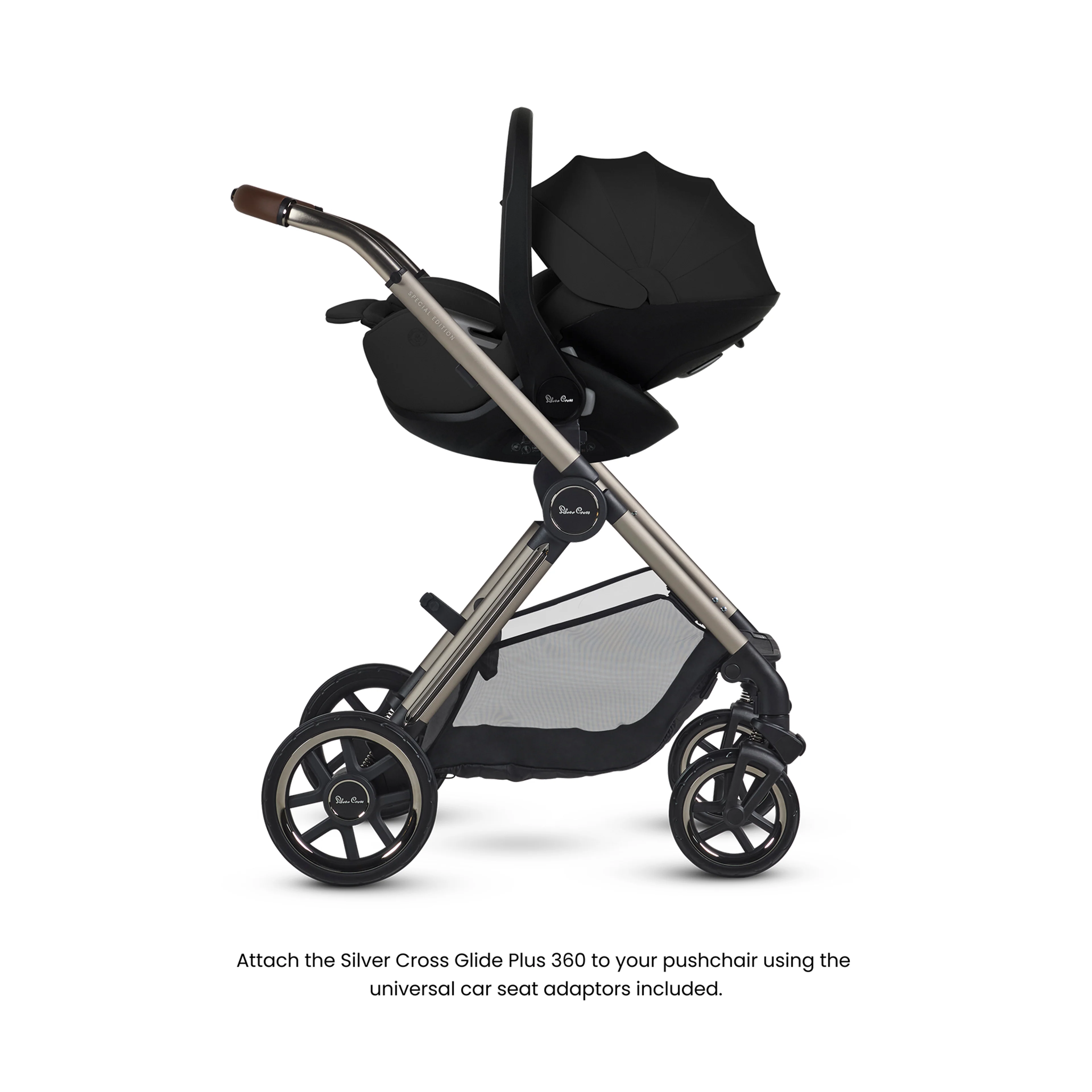 Reef 2 SPECIAL EDITION Frappe Travel System Ultimate 360 Iconic Black Infant Carrier Bundle (11 piece) - Image 4