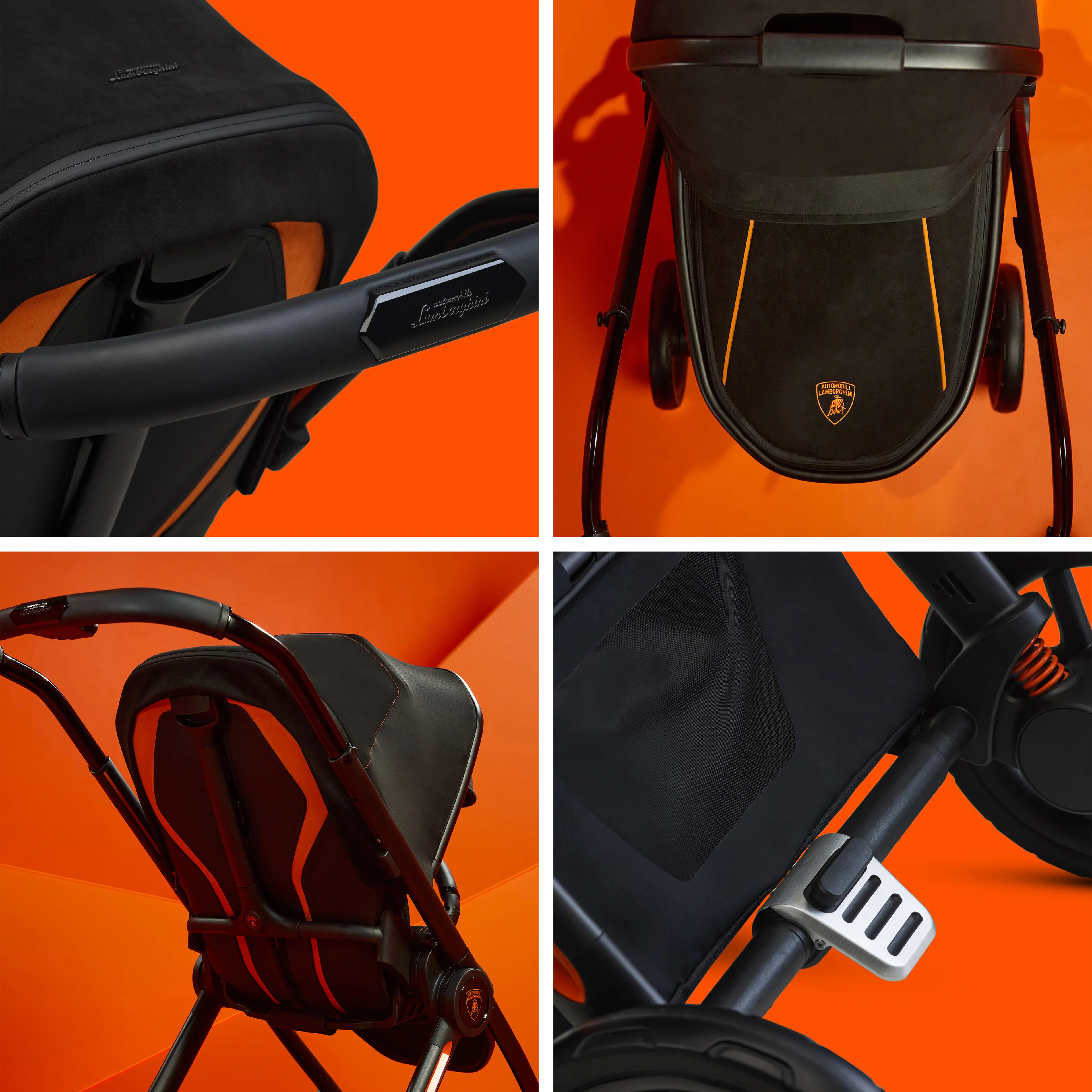 Silver Cross x Automobili Lamborghini Reef AL Arancio Travel System Accessory Bundle - Image 10
