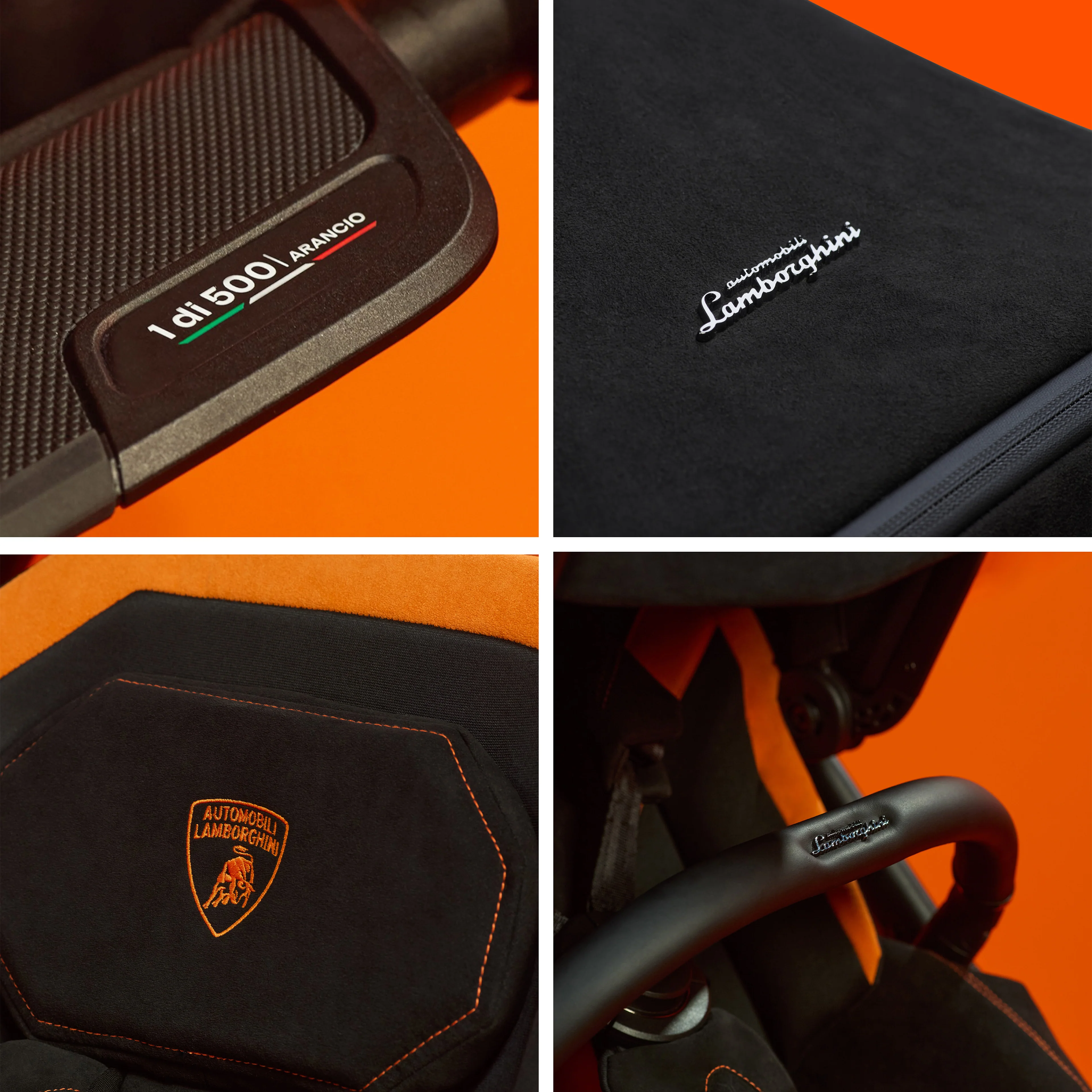 Silver Cross x Automobili Lamborghini Reef AL Arancio Travel System Accessory Bundle - Image 4