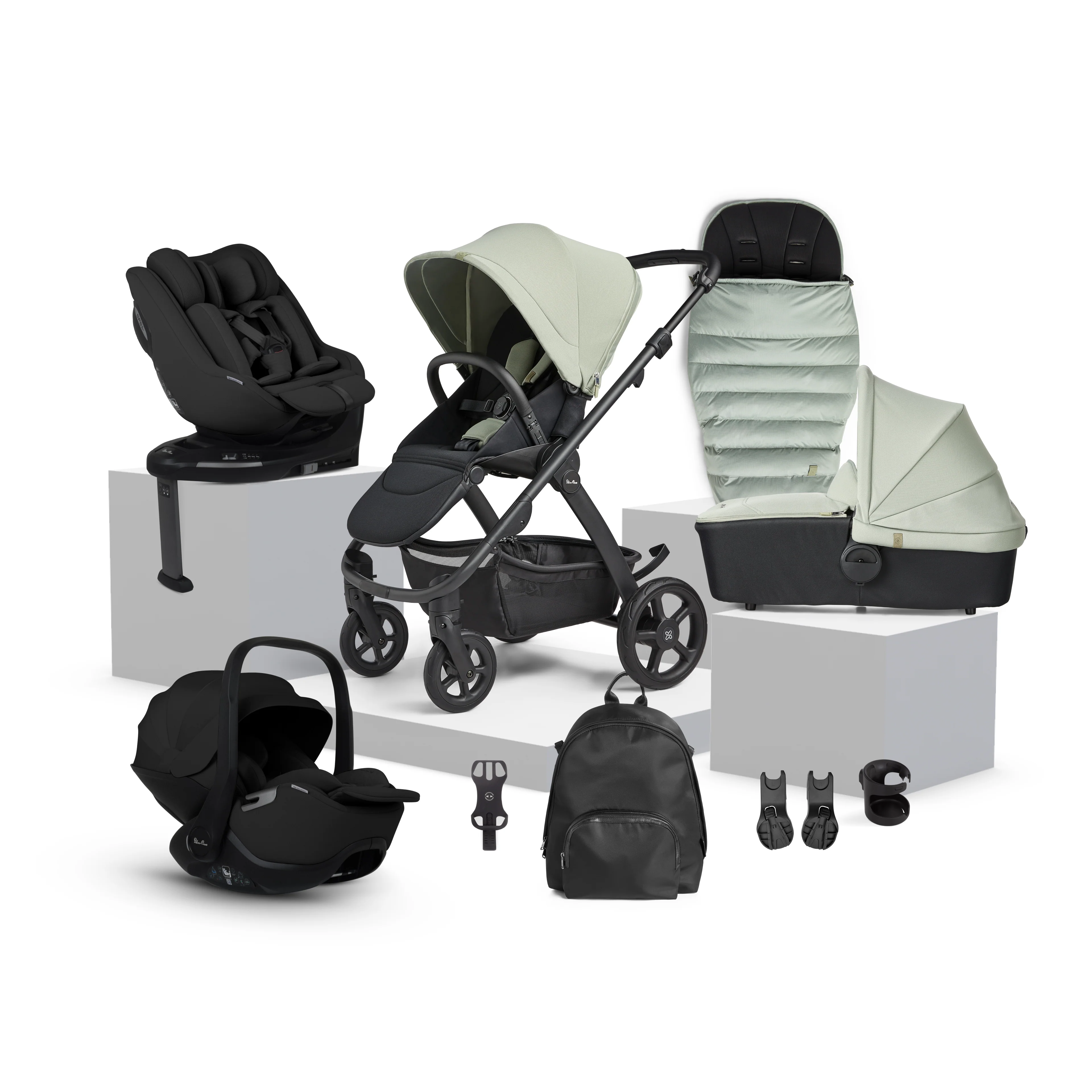 Tide Sage Travel System Ultimate 360 Family Car Seat Bundle (12 piece)