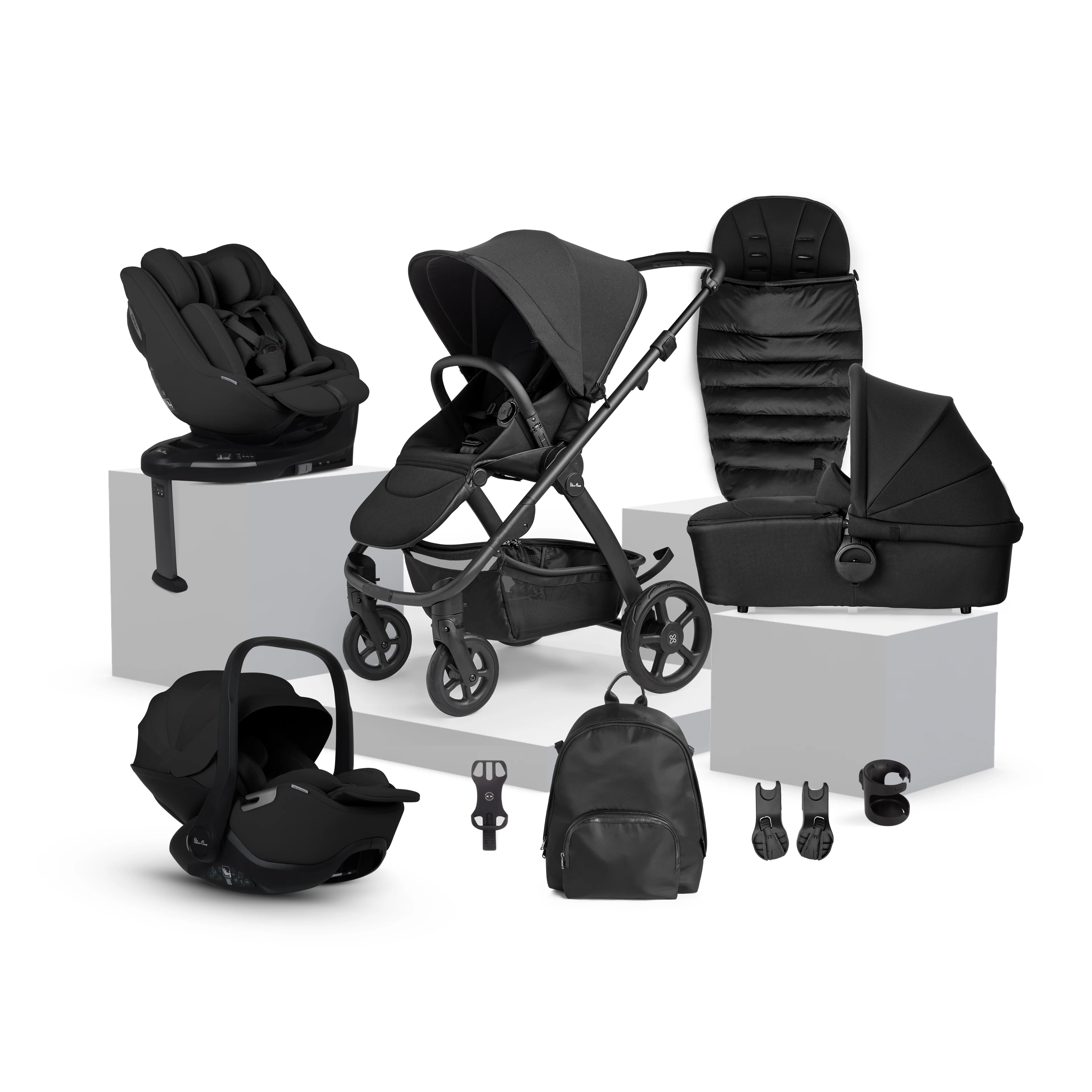 Tide Space Travel System Ultimate 360 Family Car Seat Bundle (12 piece)