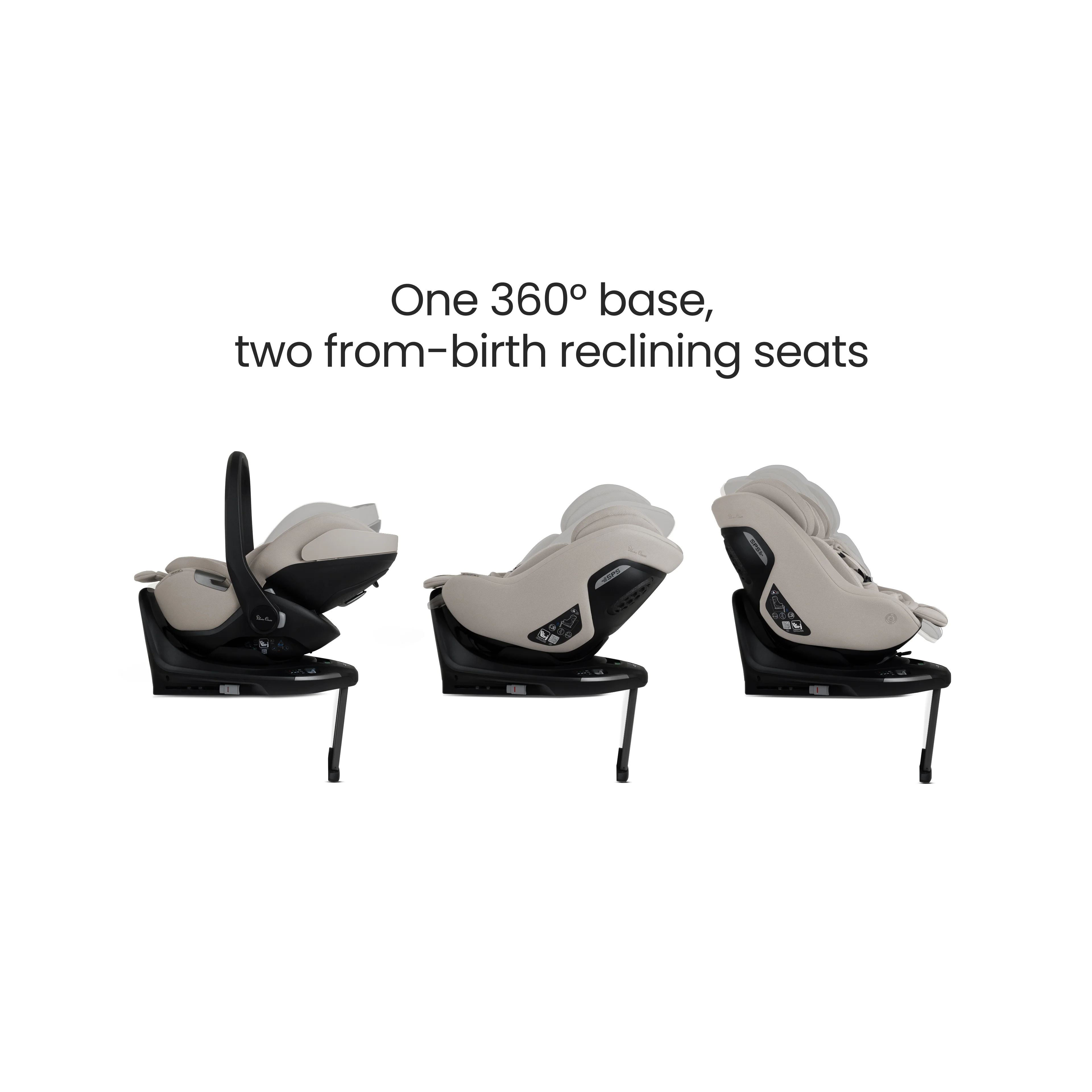 Plus 360 Family Car Seat Bundle Natural Taupe - Image 3