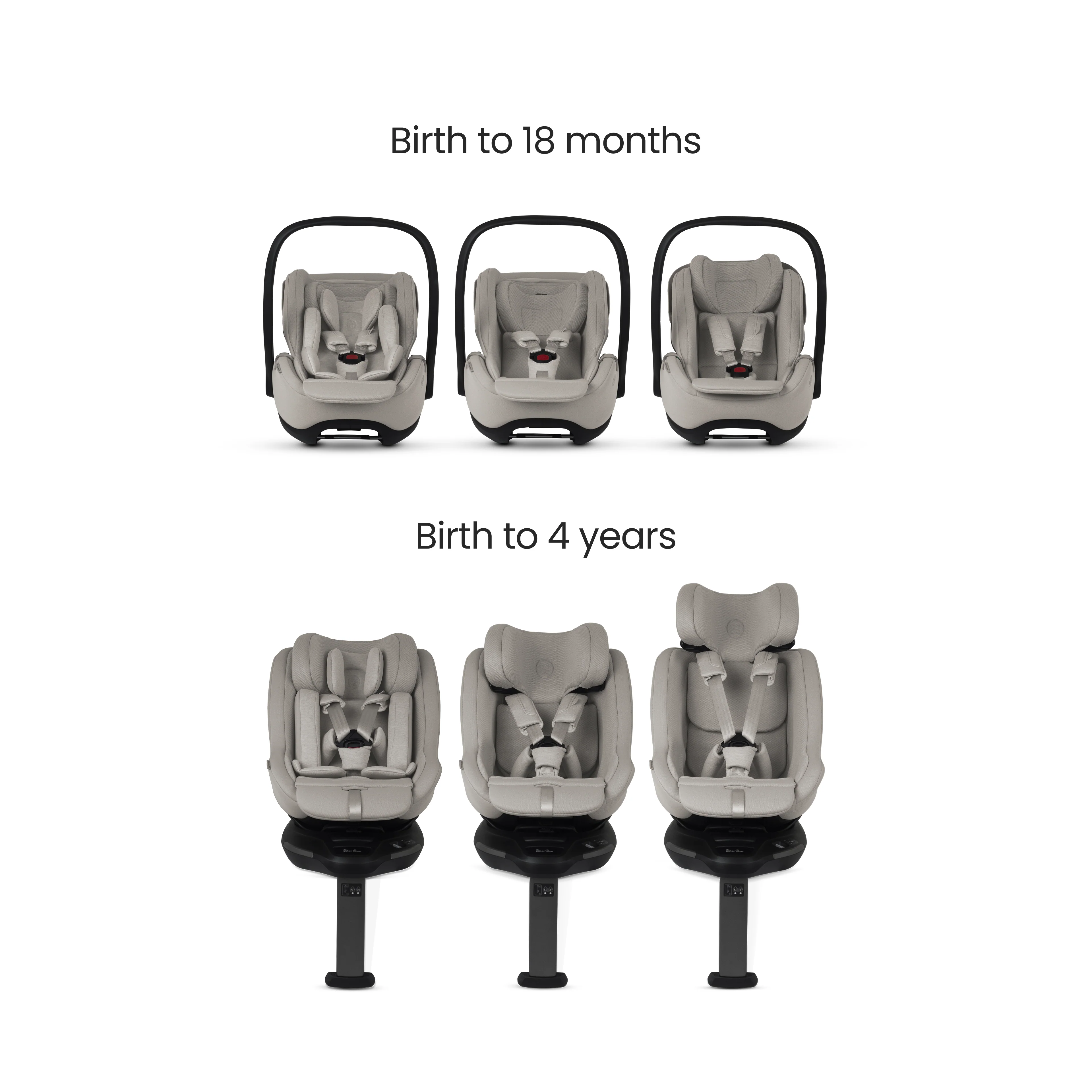 Plus 360 Family Car Seat Bundle Natural Taupe - Image 8